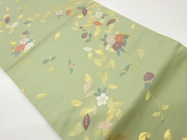 JAPANESE NAGOYA OBI / WOVEN FLOWER PETALS